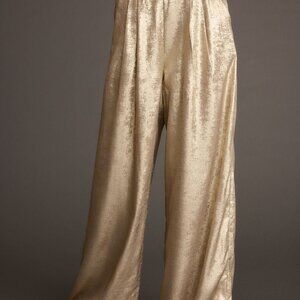 12th Tribe Waldorf Gold Shimmer Trousers Size XLXL